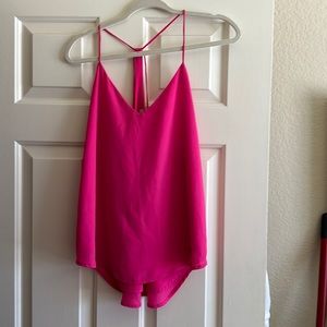 Gianni Bini Hot Pink Top Size Medium